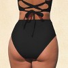 Women's Chic Olive High-Waisted Wrap Bikini Bottom - Cupshe - 3 of 3