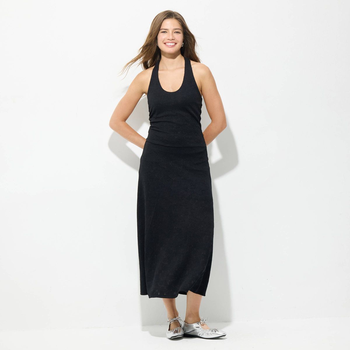 Women's Sleeveless Knit Midi Dress - Wild Fable™
