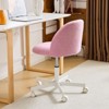 Karl Home | Task Chair Office Desk Chair Make Up Chair With Wheels - 3 of 4