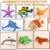46-Pack Mini Ocean Animal Toys, Assorted Vinyl Plastic Sea Creature Figures for Kids Party Favors and Educational Play - 3 of 4