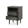 Industrial Wooden 2-Drawer closet Chest Storage Cabinet bedroom living Room-Christopher Knight Home - 2 of 4