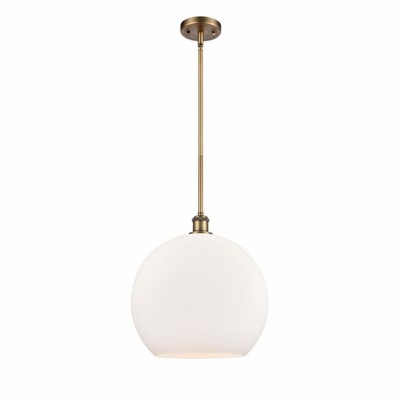 Athens - 1 Light Pendant In Industrial Style-16.38 Inches Tall and 13.75 Inches Wide
