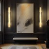 CityFurn Modern LED Wall Sconces With Alabaster Shade - 3 of 4