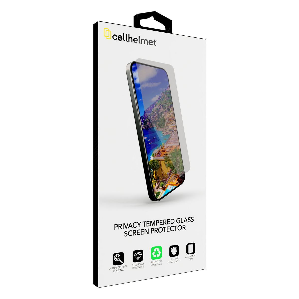 Cellhelmet Privacy Tempered Glass with Alignment Tray - thumbnail 7