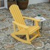 Merrick Lane Set of 2 All-Weather Polyresin Adirondack Rocking Chair with Vertical Slats - 4 of 4