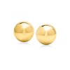 Ross-Simons Italian 14mm 18kt Gold Over Sterling Dome Clip-On Earrings - 3 of 4
