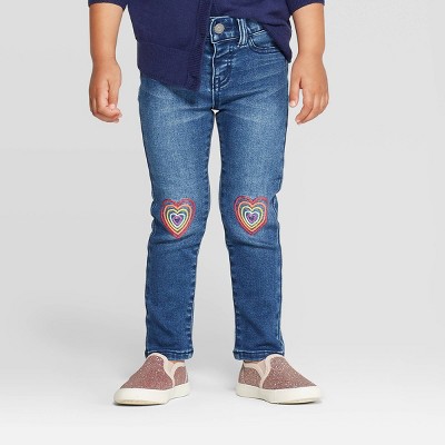 girls blue skinny jeans
