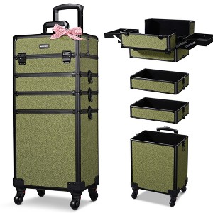 Byootique 4in1 Rolling Makeup Train Case Cosmetic Organizer Rococo - 1 of 4