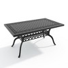 59.06”L 35.43” W Cast Aluminum Patio Dining Rectangle Table - 4 of 4
