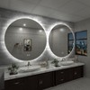 Apmir Super Bright Back LED Lighted Anti-Fog Round/Oval Wall Mirror with Tempered Glass & 3-Year Warranty - 3 of 4