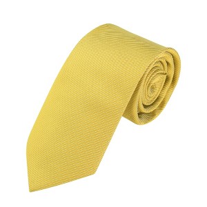 Allegra K Men's Self-tied Textured Wide Necktie - 1 of 4