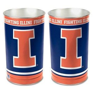NCAA Illinois Fighting Illini Waste Basket - 1 of 3