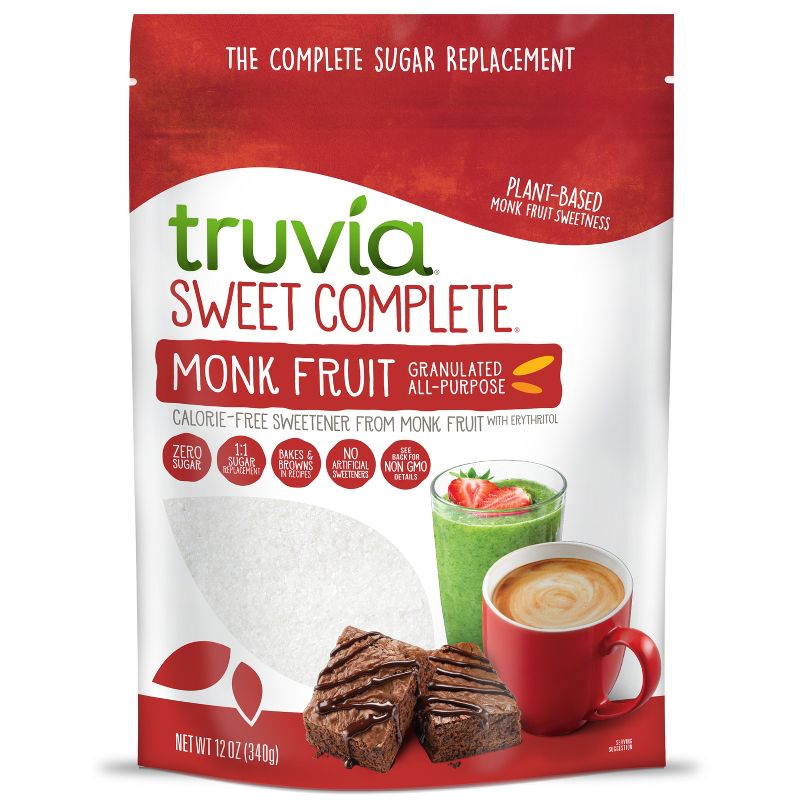 Truvia Sweet Complete Monk Fruit Sweetener - 12oz, 1 of 11