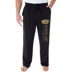 Gossip Girl TV Show Adult Pajama Pants Popularity Has Its Price Lounge Pants Black - 1 of 3