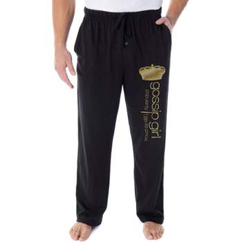 Gossip Girl TV Show Adult Pajama Pants Popularity Has Its Price Lounge Pants Black