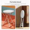 Folding 18in Bar Stool - Portable w/Handle, 600Lbs Capacity & Anti-Slip Feet for Kitchen Indoor Outdoor - 2 of 4
