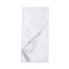 Saro Lifestyle Cascading Firework Design Napkin (Set of 4), White, 20"x20" - 2 of 3