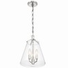 Crystorama Lighting Voss 3 - Light Chandelier in  Polished Nickel - 4 of 4