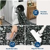 Washable Rug - Non-Slip Soft Low Pile Botanical Carpet Thin Non-Shedding Foldable Floor Mat for Living Room Bedroom Dining Room - 4 of 4