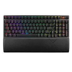 ASUS ROG Strix Scope II 96 Wireless Gaming Keyboard, Dampening Foam & Switch-Dampening Pads, Hot-Swappable Pre-lubed ROG NX Snow Switches, RGB-Black - 1 of 4
