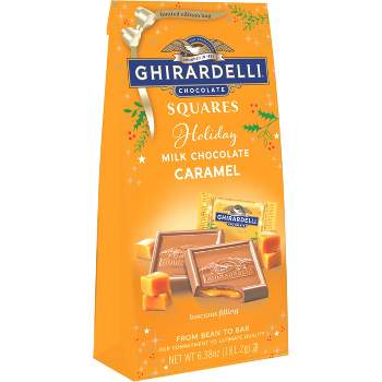 Ghirardelli Holiday Milk Chocolate Caramel Squares - 6.38oz