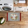Stupell Industries Gingham & Floral Star Shape Printed Anti-Fatigue Floor Mat, design by Nicole Tamarin, 30"x18" - 4 of 4