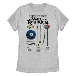 Women's The Lord of the Rings: The War of the Rohirrim Sword Chart T-Shirt - 1 of 4