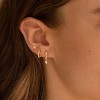 3 Pairs Gold Hoop Earrings Set 14K Gold Plated Hypoallergenic Stud & Huggie Dangle Earrings for Women - 2 of 4