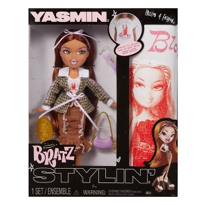 Bratz Stylin' Yasmin Fashion Doll with Accessories and Customizable T-Shirt for You - 1 of 4
