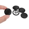 Unique Bargains Blouses Sweater Round Aluminum Cotton Fabric Cloth Covered Buttons 10 Pcs - 4 of 4