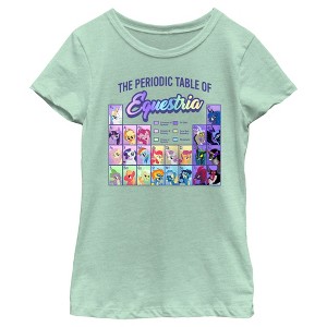 Girl's My Little Pony Periodic Table of Equestria T-Shirt - 1 of 4