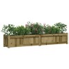 vidaXL Garden Planter 70.9"x12.2"x12.2" Impregnated Wood Pine - 4 of 4