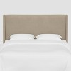 Encino Wingback Headboard in Dry Velvet - Threshold™ designed with Studio McGee - 2 of 4