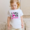 The Juniper Shop Live Love Gymnastics Toddler Short Sleeve Tee - 2 of 4