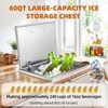Garvee Drop In Ice Chest, Drop In Cooler, Stainless Steel Ice Chest with Hinged Cover, Wine Coller for Home and Commercial - 3 of 4