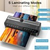 Assark 4-in-1 A4 Laminator Machine with 20 Pouches, Black, Hot & Cold Thermal Laminator for Home & School Use - 2 of 4