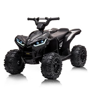 12V Kids ATV Ride on Toy with Remote Control | 4 Wheel Electric Quad with LED Lights & Music - 1 of 4