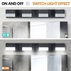 4-Light Acrylic Matte Black Bathroom Vanity Mirror Light for Mirror, Shower, and Bathroom Decor - 3 of 4