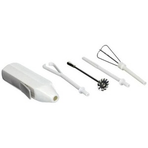 Norpro 5-Piece Deluxe Cordless Mini Mixer - Mixes, Whips, Stir, Blends, and Frother - 1 of 4