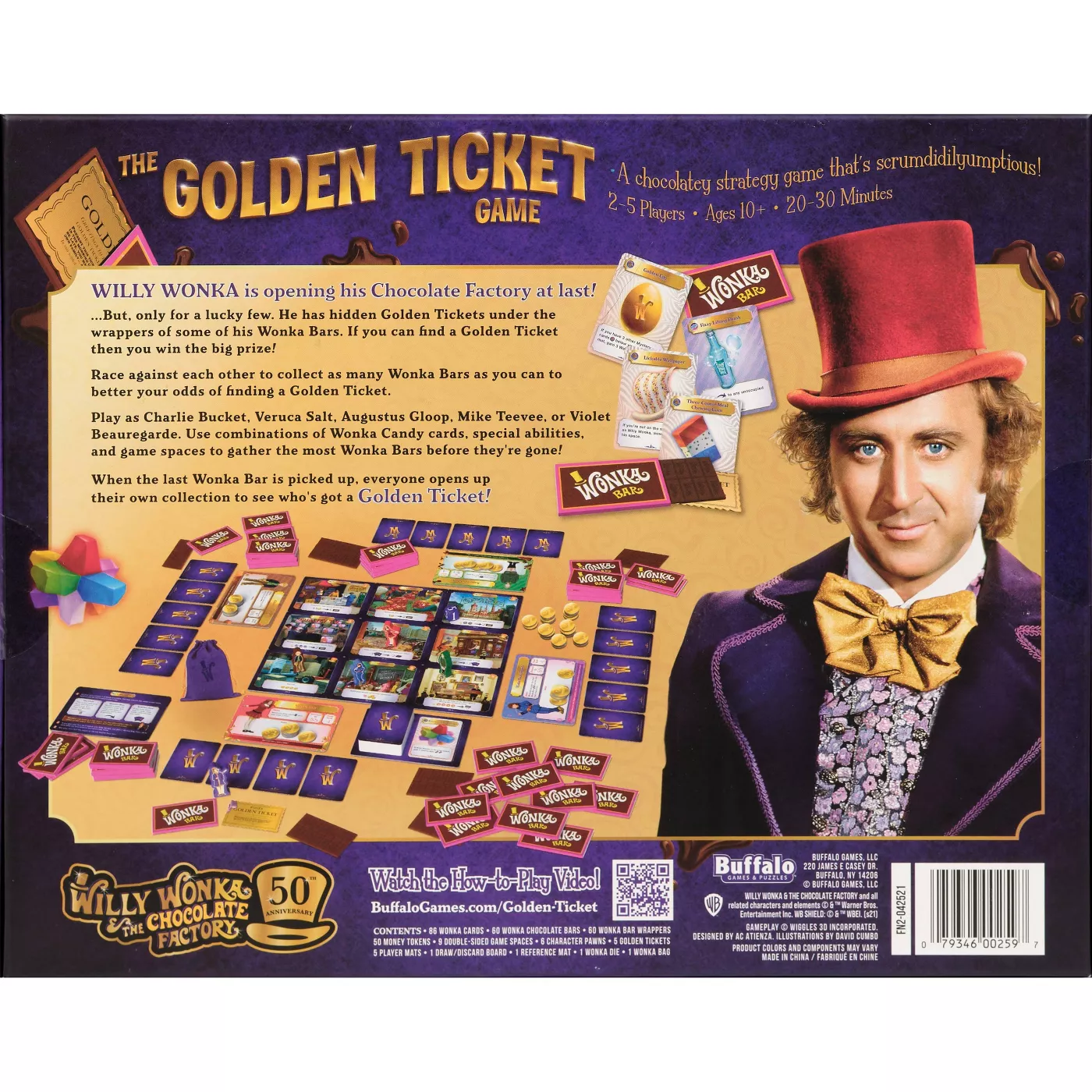 The Golden Ticket Game Willy Wonka and the Chocolate Factory Board Game - image 4 of 9