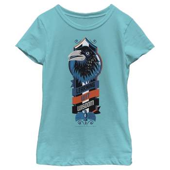 Girl's Harry Potter Ravenclaw Bird Emblem T-Shirt