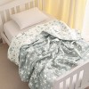 3 Layer Muslin Cotton Toddler Blanket, Super Soft and Warm Crib Blanket - NTBAY - 3 of 4