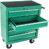 Rolling toolbox,5 lockable drawer toolboxes,metal,wheeled toolbox,simple assembly,green,used in warehouses,garages,workshops - 3 of 4