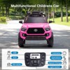 Officially Licensed Toyota Tacoma Car,12V Battery Powered Electric Car with Remote Control,Spring Suspension Safety Belt,2-Speed Ride On Toy Car - 3 of 4