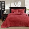 Kumasinova 2/3-Piece Reversible Bedspread Set with Shams,Pre-Washed Cotton Bedding Set for All Seasons,Classic Lightweight Coverlet Set - 2 of 4