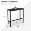 Arceso Outdoor Bar Table, 38inch Patio Bar Height Counter Table, Weather Resistant, Waterproof HDPS  Table for Hot Tub, Balcony, Yard - 3 of 4
