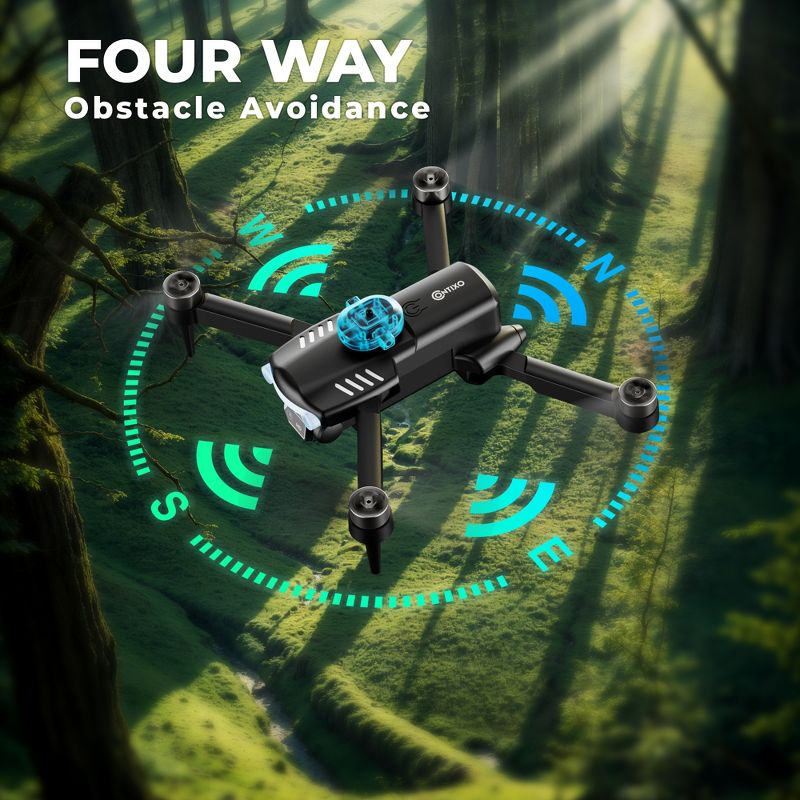 Contixo F19 drone with 1080P Camera – RC Quadcopter with Obstacle Avoidance, Follow Me, Waypoint Fly, Altitude Hold, Headless Mode, 20 Min Flight, 6 of 16