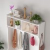 GustoWave Hall Tree with Shoe Storage, 4-in-1 Coat Rack with 7 Shoe Cubbies & 7 Coat Hooks, Entryway Bench Mudroom Storage Cabinet for Hallway - 4 of 4