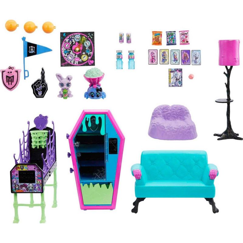 Monster High Student Lounge Playset, Furniture and Accessories, 5 of 6
