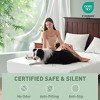 Aoibox Cooling Queen Mattress Protector 100% Waterproof Noiseless Rayon Fiber Soft Breathable Cover Fits 60x80 Inches - 2 of 4